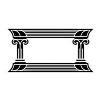 Elegant Classical Frame, Vintage , Architectural Motif vector