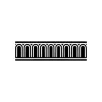 Geometric Archway, Minimalist , Circular Texture vector