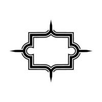 Intricate Geometric Ornament, Stylized Compass Rose vector