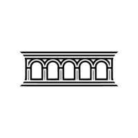 Geometric Window Frame, Art Deco Style vector
