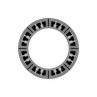 Geometric Portal, Minimalist , Futuristic Symbol vector