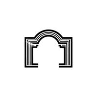 Geometric Archway, Minimalist , Subtle Motion vector