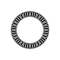 Geometric Circle Frame, Minimalist , Modern Emblem, Pattern vector