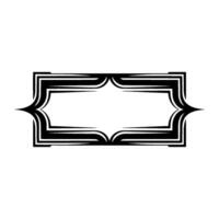 Art Deco Frame, Elegant Border, Minimalist - Minimalism vector