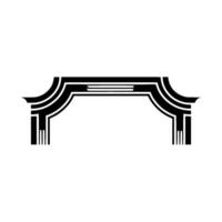 Geometric Archway, Minimalist , Shadow Play, Arch vector