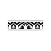 Art Deco Geometric Border, Streamlined Elegance, Artdeco vector