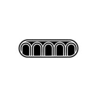 Minimalist Archway , Geometric , Modern Emblem vector