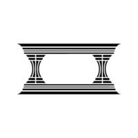 Geometric Archway, Minimalist , Elegant Silhouette, Minimalism vector
