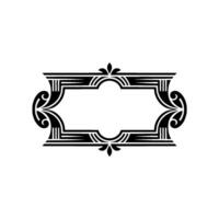 Elegant Vintage Frame, Decorative Border, Classic - Pattern vector
