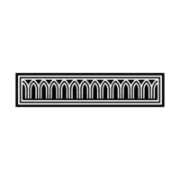 Geometric Archway, Minimalist , Architectural Motif, Gothic vector