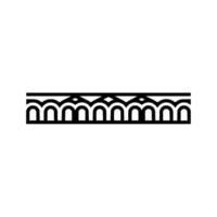 Art Deco Border, Geometric Ornament, Vintage Style, Pattern vector