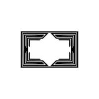 Geometric Frame, Minimalist , Modern - Abstract vector