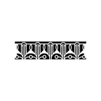 Art Deco Border, Geometric Ornament, Stylized, Retro vector