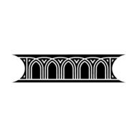 Art Deco Archway, Geometric Ornamentation, Minimalist - Vintage vector