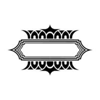 Art Deco Frame, Elegant Border, Vintage , Placeholder vector