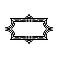 Art Deco Frame, Geometric Ornament, Vintage - Pattern vector