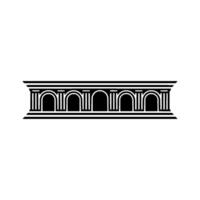 Geometric Deco Column, Minimalist vector