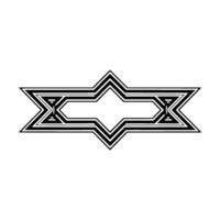 Geometric Starburst, Minimalist , Modern Emblem, Abstract vector