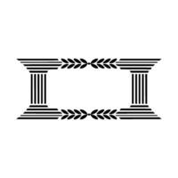 Elegant Classical Frame, Minimalist, Border vector