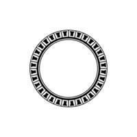 Geometric Circle Border, Minimalist , Circular Motif vector