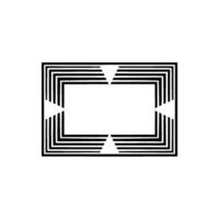 Geometric Frame, Minimalist , Modern Abstract, Lines vector