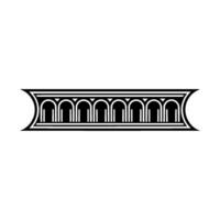 Art Deco Ornament, Geometric Border, Elegant, Linear vector