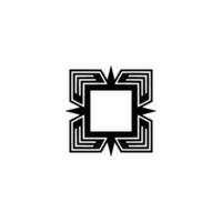 Geometric Deco Emblem, Minimalist , Abstract vector