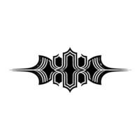 Geometric Deco Ornament, Streamlined , Minimalist Art vector