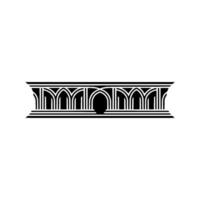 Art Deco Archway Border, Geometric Elegance - Pattern vector