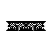 Art Deco Border, Streamlined , Elegant Ornamentation vector