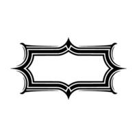 Intricate Deco Frame, Elegant Border, Vintage, Geometric vector