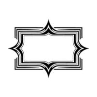 Elegant Deco Frame, Minimalist , Blank Space, Geometric vector