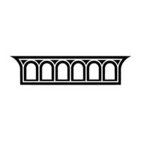 Art Deco Archway, Geometric Ornamentation, Minimalist, Abstract vector