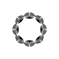 Geometric Radial Motif, Minimalist vector