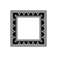 Geometric Frame, Minimalist , Vintage Aesthetic vector