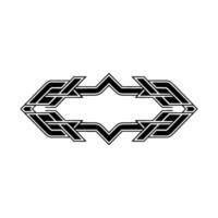 Geometric Arrowhead Frame, Minimalist, Arrow vector