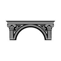 Classical Arch Ornament, Detailed vector