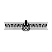 Art Deco Ornamentation, Geometric Border, Elegant vector