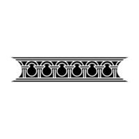 Art Deco Ornament Border, Elegant Element - Illustration vector