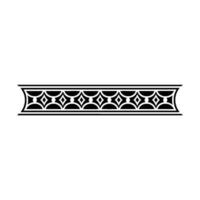 Intricate Art Deco Border, Elegant Element vector