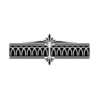 Elegant Decorative Border, Vintage Style, Minimalist vector
