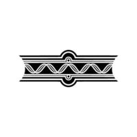 Art Deco Ornament Border, Geometric , Vintage Style, Linear vector