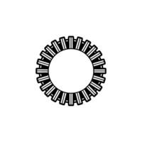 Circular Gradient , Minimalist , Modern Abstract vector