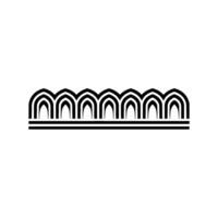 Art Deco Archway, Minimalist , Geometric Pattern - Line vector