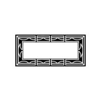 Art Deco Frame, Elegant Border, Minimalist , Vintage Style, Decorative vector