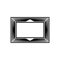 Geometric Frame, Minimalist Composition, Abstract vector