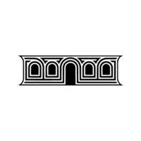 Geometric Archway, Minimalist , Abstract Portal vector