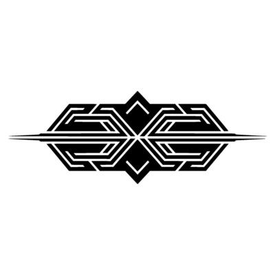 Geometric Symmetry, Abstract Emblem, Modern