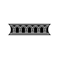 Art Deco Archway Ornament, Geometric - Minimalism vector