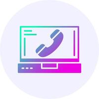 Phone Laptop Interface Icon Minimal Style vector